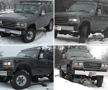 1989 FJ62 - Snow Pics (a rare event in Dallas/FtWorth)