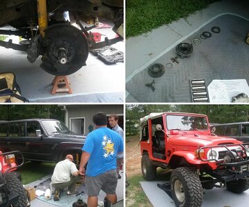 FJ62 Front Axle Rebuild--Aug. 2010