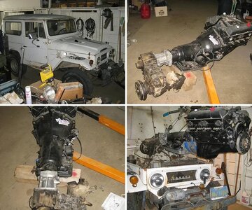 1968 FJ40 V8 swap
