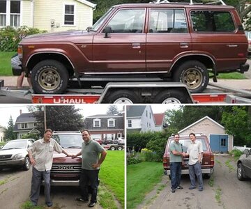 Picking Land Cruiser in PEI