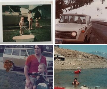 Pics from my childhood with the family FJ55.