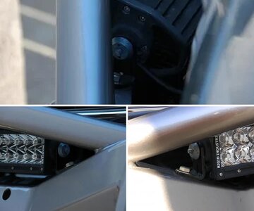 LED light bar mounts