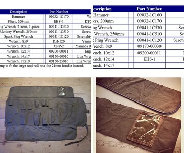 Large Tool Roll - OEM (new tools)
