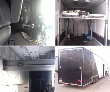 1999 Freightliner Race Team Truck with 53' Double Stacker Trailer