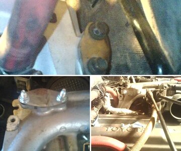 1FZ-FE EGR BLOCK OFF PLATES