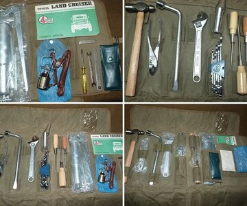 Large Tool Roll - OEM (vintage tools) 66-3/69