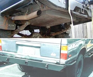 Rear bumper