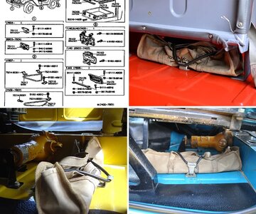 Land Cruiser Tool Kit Hold-Downs