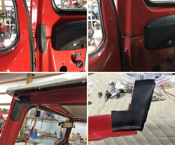 Roof and windshield weather strip replacement