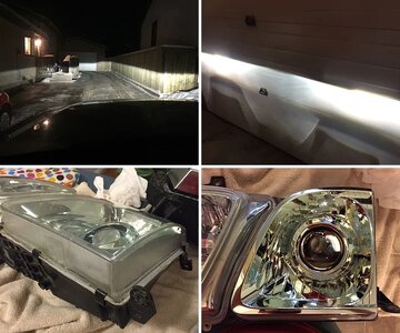 LX470 TSX projector retrofit