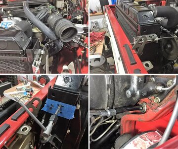 FJ40 Hood lock Cable With Ignition Interrupt