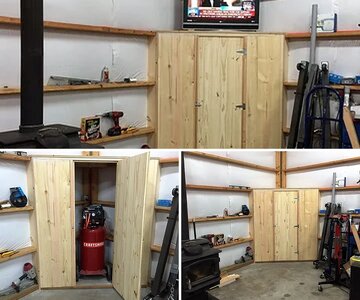 Air compressor enclosure