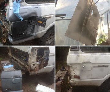 62 rear quarter dent repair