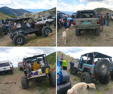 Lunch at N Baldy peak
