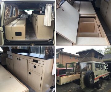 Troopy pop-top camper build