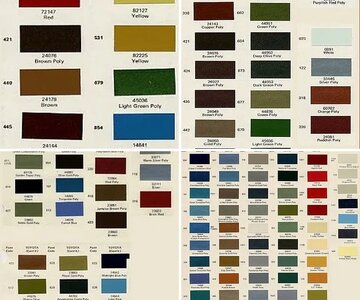 Toyota Color Codes