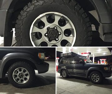 Fj Wheels Mounted
