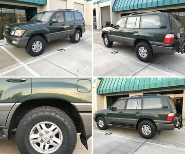 1999 LX470 Green