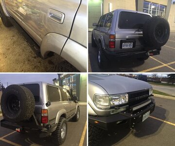 VPR 4x4 Bumper Front, Rear and slider