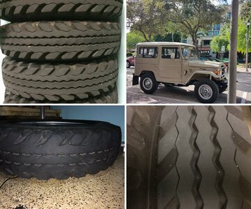 Split rims with tires
