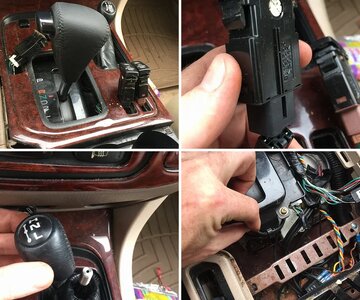 Overdrive O/D switch removal