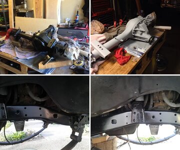 FJ60 Front end frame rust removal