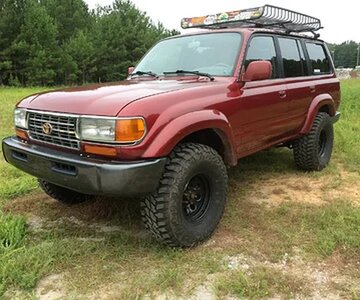 1995 Landcruiser Maroon