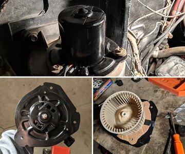 FJ40 heater blower