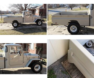 FJ45 Aluminum Bed