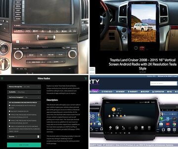 Landcruiser 2008 Tesla Stereo