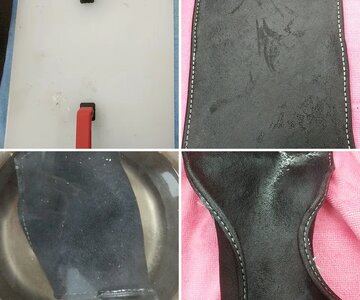 LX470 steering wheel refinish and recover