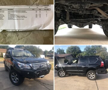 GX460 Suspension Install