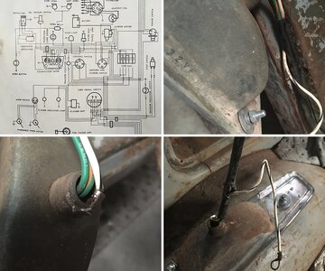 FJ45V tail light wiring