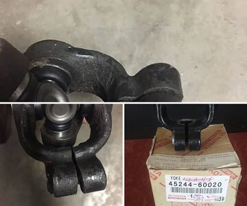 84 Fj60 Steering Shaft Yoke