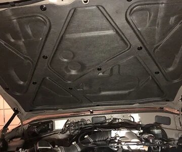 Hood insulation