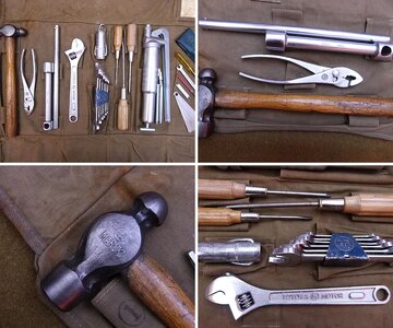 1960-61 Toyota Land Cruiser Tool Kit - original tools