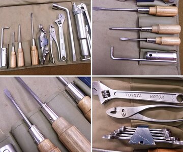 1972-early 74 Land Cruiser Tool Kit with original tools