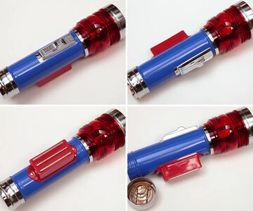Vintage Toyota Magnet Flashlight - Blue