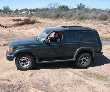 Kelly on the rocks at Roundup