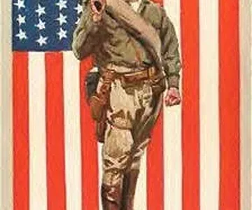 Poster Marine With Pistol