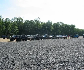 The lineup for Coal Mine Cruiser Classic 2008, day one.