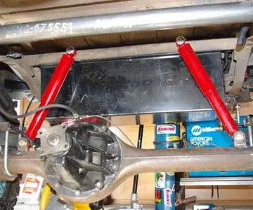 Rear shocks Mounted.