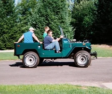 First test drive, underway