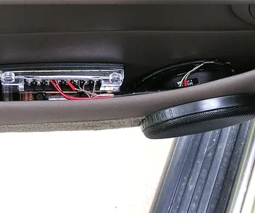 Woofer installed