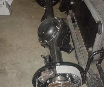 Near completed rear with a rebuilt third.