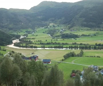 From the house my grandpa lived in in Naustdal.