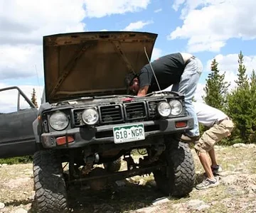 Still trying to fix Brandon's truck.