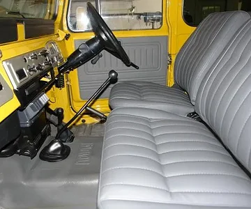 Perfect upholstery...