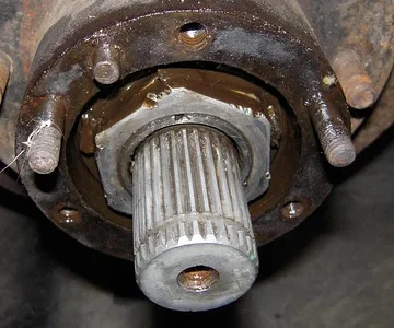 Someone used  the screw driver 'trick' to adjust the nuts. I will replace these.
