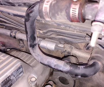 Downstream of heater valve